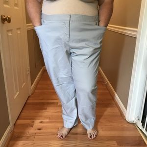 Wide cuff stretch trouser